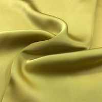Échantillon Gratuit Personnalisé Tissu Satiné 100% Polyester Soyeux et Lisse Imitation Acétate Nida Uni pour Chemises et Costumes, Abaya