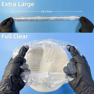 100 unidades de cubiertas grandes para tazones, para fermentación de pan, aptas para tazones de hasta 12 pulgadas, tipo gorro, accesorios para hornear pan de masa madre - Product Image 5