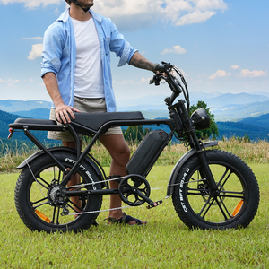 V8 Pro <span class=keywords><strong>Fatbike</strong></span> pour adultes vélo électrique 250W/1000W autonomie de 60km alimenté par batterie au lithium 25 km/h vélo électrique entrepôt UE/US - Product Image 2