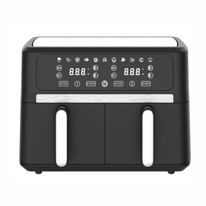 Nhà Máy Giá 9L Hộ Gia Đình Lớn Nồi Chiên Không Khí Điện Hiện Đại Quảng Trường Phong Cách Đôi Có Thể Tháo Rời Rrying Giỏ Dầu Miễn Phí Nồi - Product Image 1