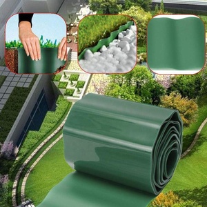 HUGELEAF Flexible PE Corrugated Plastic Lawn Edging Roll Path Garden Grass Flower <b>Border</b> for DIY - Product Image 5