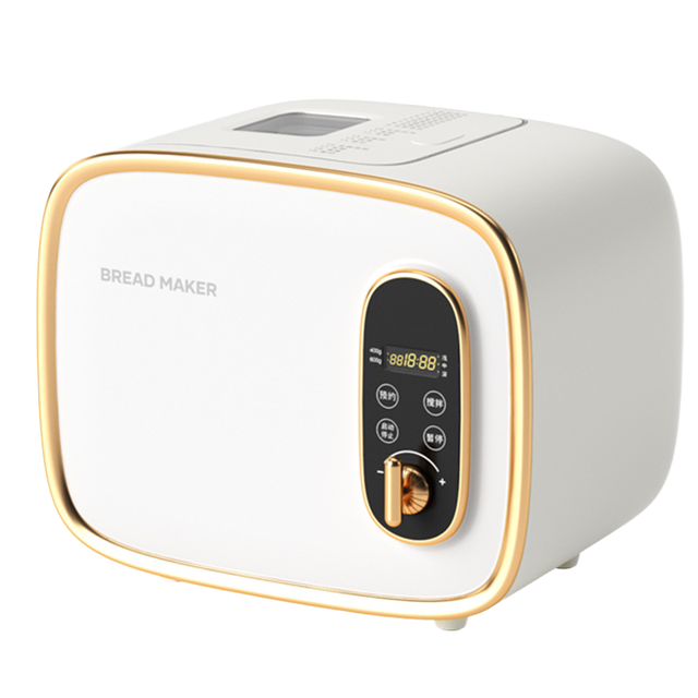 Electric Stainless Steel Automatic Multifunction Mini Bread Maker Dough Fermentation French/German App-Controlled Timer