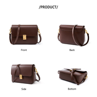 Fabricant de sacs en cuir véritable, sacs rétro pour femmes, sacs à main pour femmes, sacs de créateur, sacs sous le bras pour femmes, sacs carrés
