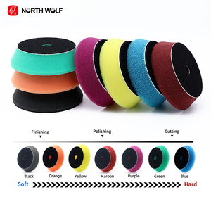 Vente chaude Auto <span class=keywords><strong>3</strong></span> "ensemble de tampons de polissage en mousse 80mm tampon de polissage de voiture détaillant tampon de polissage - Product Image 3