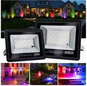 Reflector LED de 50W/100W, AC220V, <span class=keywords><strong>Luz</strong></span> Ambiental Negra, IP66 Impermeable, Lámpara Fluorescente <span class=keywords><strong>Ultravioleta</strong></span> para Escenarios, Fiestas y Eventos - Product Image 1