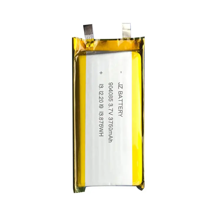 리튬 폴리머 리튬 이온 배터리 고용량 충전식 904085 3.7v 3750mah 4.25V 최대 UPS DHL 500-1000 Times 75g 9*40*85mm 1C