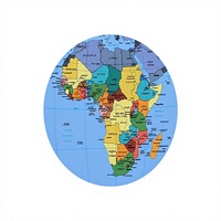 Cahier d'exercices personnalisé avec logo et texte en français pour le marché africain, reliure agrafée, couverture en papier, autres types de pages intérieures
