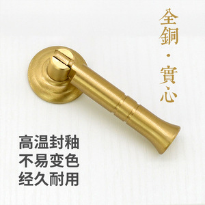 New Chinese Style Brass Cabinet Handle Rectangle 6.5cm 13cm 16cm Durable Home Office Hardware - Product Image 2