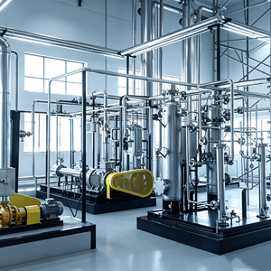 Equipo de dióxido de carbono económico, máquina de CO2 para recuperación de gases de escape con 99-99.999% de pureza (hielo seco) - Product Image 1