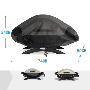 Couverture de four de barbecue Weber imperméable et anti-poussière en tissu Oxford 210D pour couverture de four portable des séries <span class=keywords><strong>Q2000</strong></span> et Q200 - Product Image 3