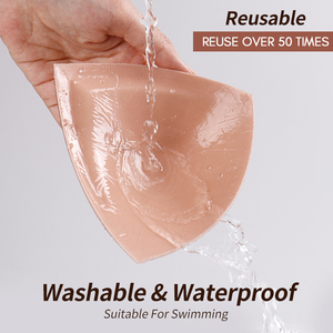 V hình dạng đẩy lên ngay lập tức dính chèn Áo ngực miếng đệm hình dạng Solf Lift miếng bọt biển đôi dính áo ngực kích thước lớn cup núm vú Bìa bán buôn - Product Image 5