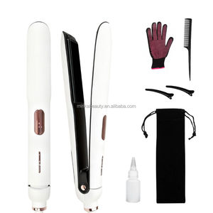 <span class=keywords><strong>Plancha</strong></span> <span class=keywords><strong>de</strong></span> <span class=keywords><strong>Vapor</strong></span> Blanca <span class=keywords><strong>de</strong></span> Grado Profesional con Pantalla LCD Digital, Calentamiento Rápido y Diseño Anti-quemaduras para Uso en Casa y Viajes - Product Image 3