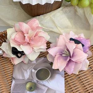 Mode fleurs pinces à cheveux pinces pour femmes filles <span class=keywords><strong>rose</strong></span> doux cheveux <span class=keywords><strong>crabe</strong></span> <span class=keywords><strong>pince</strong></span> épingles à cheveux pinces à cheveux accessoires de cheveux - Product Image 3