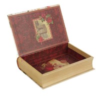 Boîte cadeau de Noël personnalisée en carton avec fermeture magnétique en forme de livre pour chocolats, biscuits et bonbons