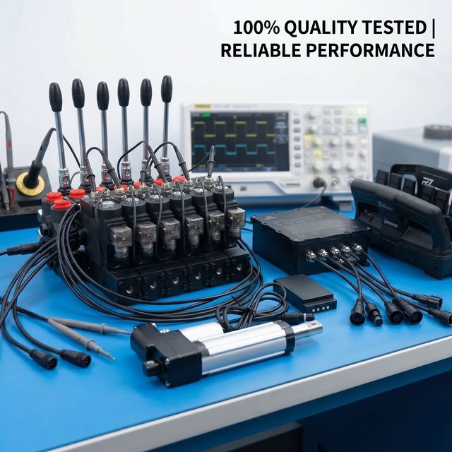 Universal 12V 24V 6 Channel Wireless Proportional Remote Control with Clutch Actuator for All Hydraulic Crane Radio Remote