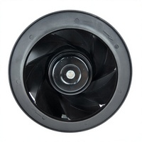 Ventilateur centrifuge EC 225 mm à économie d'énergie avec pales en plastique pour système d'air frais, purificateur d'air commercial, personnalisable OEM/ODM