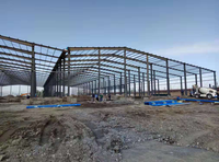 Bâtiment à structure en acier résistant au vent, garage, hangar, ferme, entrepôt, atelier, construction de charpente industrielle haute résistance