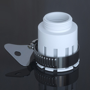 Plastic White External <b>Thread</b> Faucet Connector 12-16mm <b>Lock</b> Type Easy Installation Minimalist Design Water Oil Use - Product Image 1