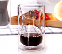 Fleur turque tasse à thé Double paroi verre Transparent Europe Design Style pour café thé eau potable