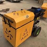 Avec CE Machine rentable de pulvérisation de ciment, sable, mortier, stuc Pulvérisateur de plâtre de gypse Pulvérisateur à pompe à mortier avec compresseur