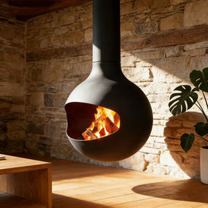 <span class=keywords><strong>Chimenea</strong></span> de <span class=keywords><strong>Bioetanol</strong></span> CRUISE con <span class=keywords><strong>Techo</strong></span> Suspendido Metálico Esférico de 360 Grados, <span class=keywords><strong>Chimenea</strong></span> de Leña para Calefacción, Venta al Por Mayor - Product Image 1