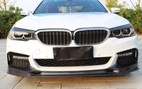 VANTWO Lame de pare-chocs avant en fibre de carbone humide style 3D pour BMW Série 5 G30 G31 G38 pré-M-SPORT 2017-2020