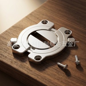 Conector de aleación de zinc para escritorio, unión metálica para mesas, accesorio de ferretería duradero para ensamblaje de tableros de madera - Product Image 1