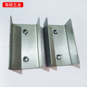 Conector de tubo de acero Haisun Hardware de 4x6 mm, 2.0 mm de grosor, inserto rectangular para unión de muebles - Product Image 2