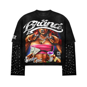 Sweat-shirts personnalisés pour hommes à col rond en tissu polaire à manches longues, vêtements décontractés modernes, fournisseur d'usine de vêtements pour hommes - Product Image 2