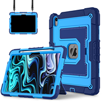 Étui antichoc robuste pour iPad Air 11 M2 M3 2024 2025 avec support pliable, porte-stylo magnétique, bandoulière OEM ODM