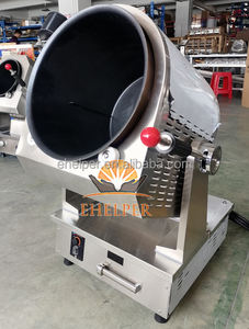 Wok rotatif de comptoir antiadhésif commercial Sauté automatique industriel Robot de cuisson Wok Machine de cuisson - Product Image 3