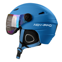 Fabricant OEM de 16 ans Casque de ski et de snowboard léger Casque de ski de neige personnalisé haut de gamme avec visière Casque de lunettes de neige avec CE