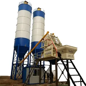 HZS saltar polipasto de elevación planta de hormigón Estación de fábrica planta de hormigón premezclado js500 planta de mezcla de hormigón