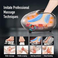 Masseur de pieds Shiatsu avec chaleur, compression d'air et pétrissage profond pour la fasciite plantaire, la neuropathie, améliore le bien-être des pieds