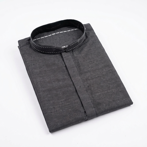 เสื้อคุर्ตาผู้ชาย RN รุ่นอินเดียน ผ้าฝ้ายธรรมดา CC-08 คุณภาพพรีเมียม ผ้าฝ้ายเนื้อนุ่ม แห้งเร็ว ระบายความชื้นได้ดี ทรงหลวม - Product Image 1