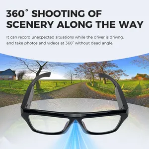 High Quality HD 1080P Wireless BT4.0 Sport Wifi Smart Glasses Headphones With Microphone Camera Glasses With Camera
