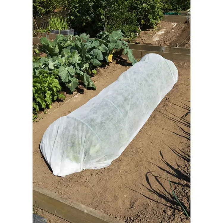 販促用農業環境にやさしいPPスパンボンド防水防風通気性耐久性アンチUV不織布植物カバー生地