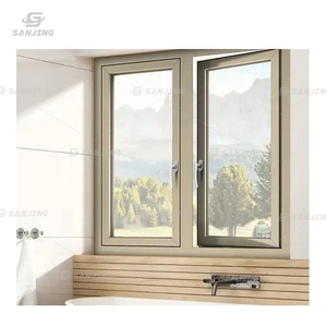 Tùy chỉnh cửa ra vào và cửa sổ cách nhiệt cách âm đôi kính nhôm cửa sổ - Product Image 5