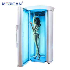 Lit de bronzage vertical professionnel pour salon de beauté, soin complet du <span class=keywords><strong>corps</strong></span>, machine de bronzage commerciale - Product Image 2