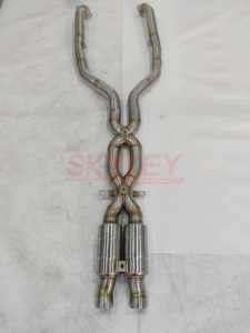 Modification d'échappement automobile Convient pour <span class=keywords><strong>BMW</strong></span> <span class=keywords><strong>BMW</strong></span> M3 <span class=keywords><strong>E92</strong></span> <span class=keywords><strong>V8</strong></span> 4.0l 2008-2013 Tuyau d'échappement intermédiaire en acier inoxydable Tuyau avant X - Product Image 6