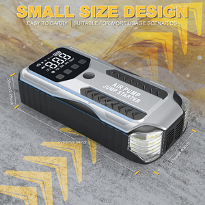 Avviatore d'Emergenza per Auto 4000A 24000mAh 12V con Gonfiatore Pneumatici 150PSI, Batteria <span class=keywords><strong>al</strong></span> <span class=keywords><strong>Litio</strong></span>, Ricarica Rapida per Camion e SUV - Product Image 2
