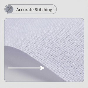 <span class=keywords><strong>Tissu</strong></span> <span class=keywords><strong>de</strong></span> broderie en coton blanc <span class=keywords><strong>de</strong></span> différentes tailles, <span class=keywords><strong>tissu</strong></span> <span class=keywords><strong>de</strong></span> broderie à la main, adapté aux textiles <span class=keywords><strong>de</strong></span> maison pour adultes et enfants - Product Image 3