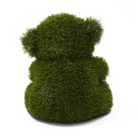 Prix d'usine : Arbre topiaire en mousse artificielle et herbe d'ours, plantes topiaires en forme d'animaux réalistes pour la décoration paysagère extérieure de jardin