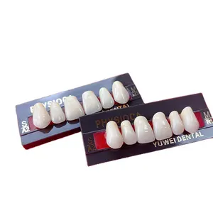 Высококачественные стоматологические физиологические протезы Yuwei, пятислойные искусственные протезы, искусственные зубы, акриловая смола, практичный Стоматологический материал