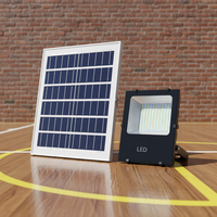 Projecteur solaire LED 300W SMD haute performance, étanche IP67, avec panneau LifePo4 séparé, pour terrain de basket-ball