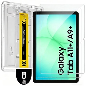 Protector de Pantalla de Vidrio Templado Transparente 9H con Bandeja de Aplicación Automática, Sin Burbujas, para <span class=keywords><strong>Samsung</strong></span> <span class=keywords><strong>Galaxy</strong></span> Tab S11 S10 FE Plus A11+ - Product Image 1