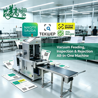 CCD Hochpräzise Etikettenqualitätsprüfmaschine mit Integriertem Automatischen Separator und Ablehnungssystem für Verpackungslinien
