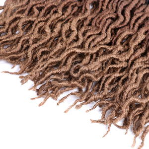 Extensiones de Cabello Ondulado de Crochet Sintético al por Mayor, de 14 a 24 Pulgadas, Estilo Gypsy Locs, Trenzado de Dreads, Ombre, Goddess Locs, Cabello Rizado - Product Image 6