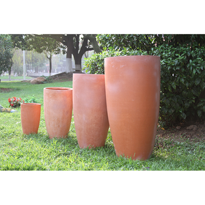 Pots et jardinières en fibre de verre haut de gamme, grand format, écologiques, imperméables, personnalisables, décorations modernes TT pour la maison et le jardin - Product Image 1