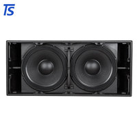 TTS 36-A Double caisson de basses actif haute puissance de 18 pouces, 96 kHz, traitement DSP 32 bits, enceinte de qualité professionnelle